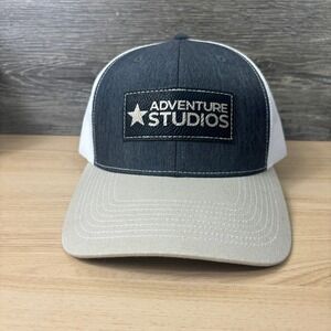 Adventure Studios Hat Cap Snapback Gray Trucker Adjustable‎
